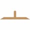 Ekena Millwork Portland Smooth Timber Gable Bracket, Western Red Cedar, 72"W x 21"H x 1 1/2"D x 5 1/2"F, 7/12 Pitch GBW072X21X0206POR00SWR - alternate 1